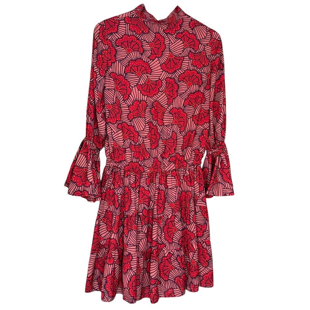 Alexis Elizavetta Mini Dress in Red Floral Fan S - Picture 3 of 5